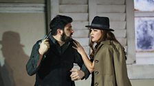 Anna Nebrebko as Leonora and Yusif Eyvasov as Don Alvaro