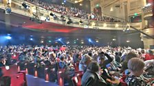 The audience at the Birmingham Hippodrome are ready for the show