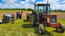 Sophie and Rebecca from Old Hall Farm celebrate a successful quest!