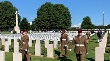 Bayeux War Cemetery on 6th June