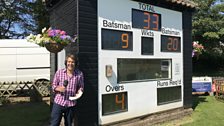 Fakenham Cricket Club had clue four hidden in their scoreboard