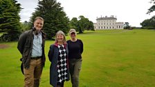 Lady Dunleath, David and head gardener Anna Hudson