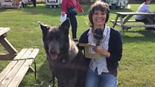 Julie makes another friend at the dog show!