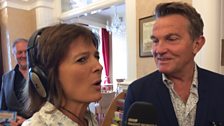 After finding the treasure, Julie caught up with the star special guest - TV's Bradley Walsh!