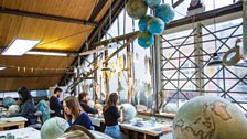 Inside the studios of Bellerby & Co Globemakers, painters bring miniature worlds to life