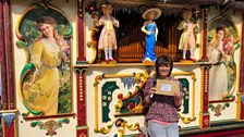 Julie with the organ