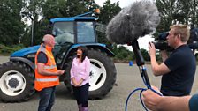 James Gillan talks tractors with Jo