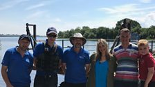 The whole crew at Lough Erne