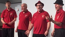 Beeston Memory Cafe was joined by the Okey Dokey singers