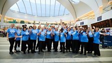 Choirs at Birmingham New Street Station