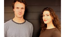 Hugh Skinner and Lucy Reynolds