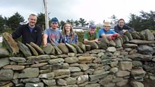 Drystone walling in Inishowen