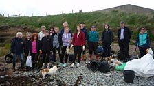 Beach clean at Ballyhornan