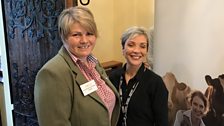 Nicola with Joyce Campbell - a hill farmer from Scotland