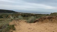 But once up the top the views across Merthyr Mawr Dunes are spectacular