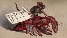 Mouse riding lobster