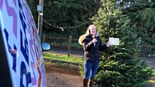 The village Christmas tree at Cawston had the fourth clue hidden in its branches