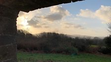 Looking out to Carningli Mountain