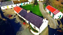 Thatching at Hanna's Close in Kilkeel.