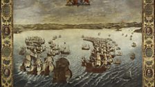 The English Fleet Pursuing - The Spanish Fleet Against Fowey