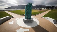 Percy French Commemorative Sculpture at the Slieve Donard Hotel