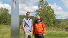 Derek with Conservation Officer Simeon Jones