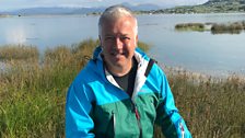 Derek next to the Shell Island tidal causeway