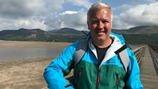 Derek on Barmouth Bridge