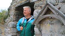 Derek at St Tanwg church