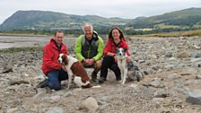 Derek with Search and Rescue Dogs volunteers, Tim and Esther Sgerlock