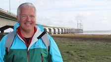 Derek next to the Prince of Wales Bridge