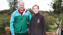 Derek and Gemma Bode of Gwent Wildlife Trust