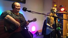 Maddie Morris and Lilian Grace performing live on The Durbervilles Folk & Roots Show