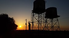 Sunset at Olga Downs