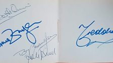 Autographs from the Flamingo Ballroom in Ballymena