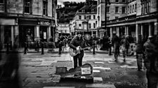 Bath busker