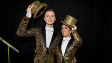 HRVY and Janette go for an understated look