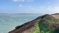 Narrow pat towards West Blockhouse Point