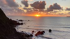 Sunset at West Dale Bay