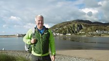 Derek with Barmouth in the background