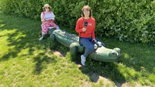 The final location was this crocodile in a play area at Toftwood