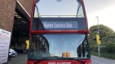 Sussex Day open top bus