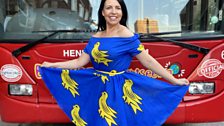 Sussex flag dress