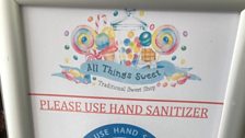 Please sanitize your hands....