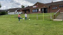 Julie faced a challenge at Wymondham Town FC