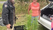 Nick buying a plant from June.......kerching!