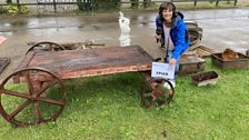 The TW Gaze auctioneers in Diss held the next clue code for Julie to find