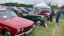 The first cars the team encounter at the Boston Classic Car Show.....