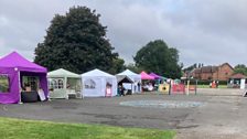 The calm before the storm at the Sturton Day Fest....