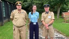 Nick, Emily & Anthony were kitted out and ready to meet the team...